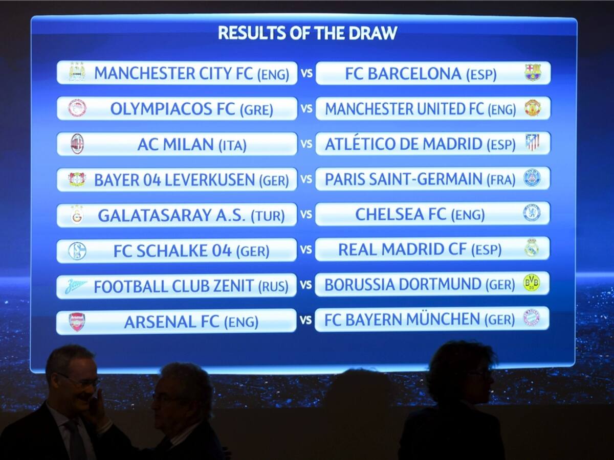 Así quedaron los octavos de final en Liga de Campeones