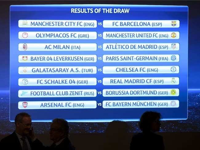 Así quedaron los octavos de final en Liga de Campeones