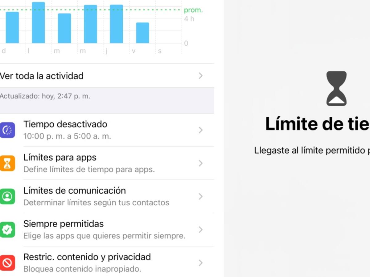 ¿Cómo limitar el tiempo que pasa en las apps de su celular?