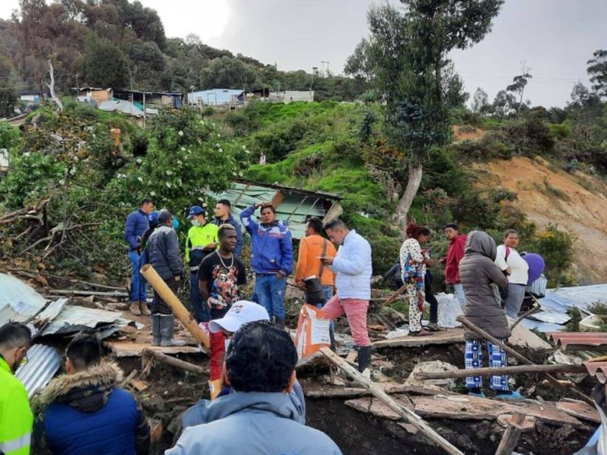 Tocaimita es el barrio más afectado por la ola invernal en Bogotá