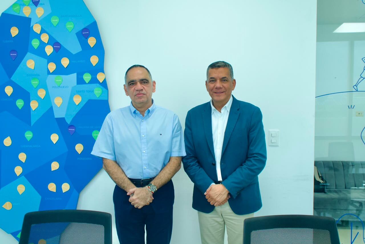 Primeros encuentros del alcalde de Santa Marta, Carlos Pinedo con el Gobierno electo/ Alcaldía de Santa Marta.