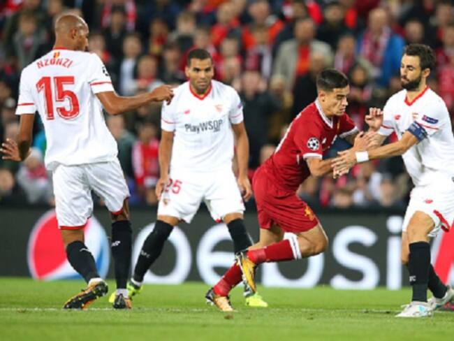 Sevilla y Liverpool irán por el liderato del grupo E en Champions League