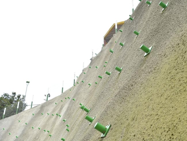 Obras de mitigación que realiza la UNGRD en el barrio Gaitán quedaron suspendidas. Foto: Referencia.