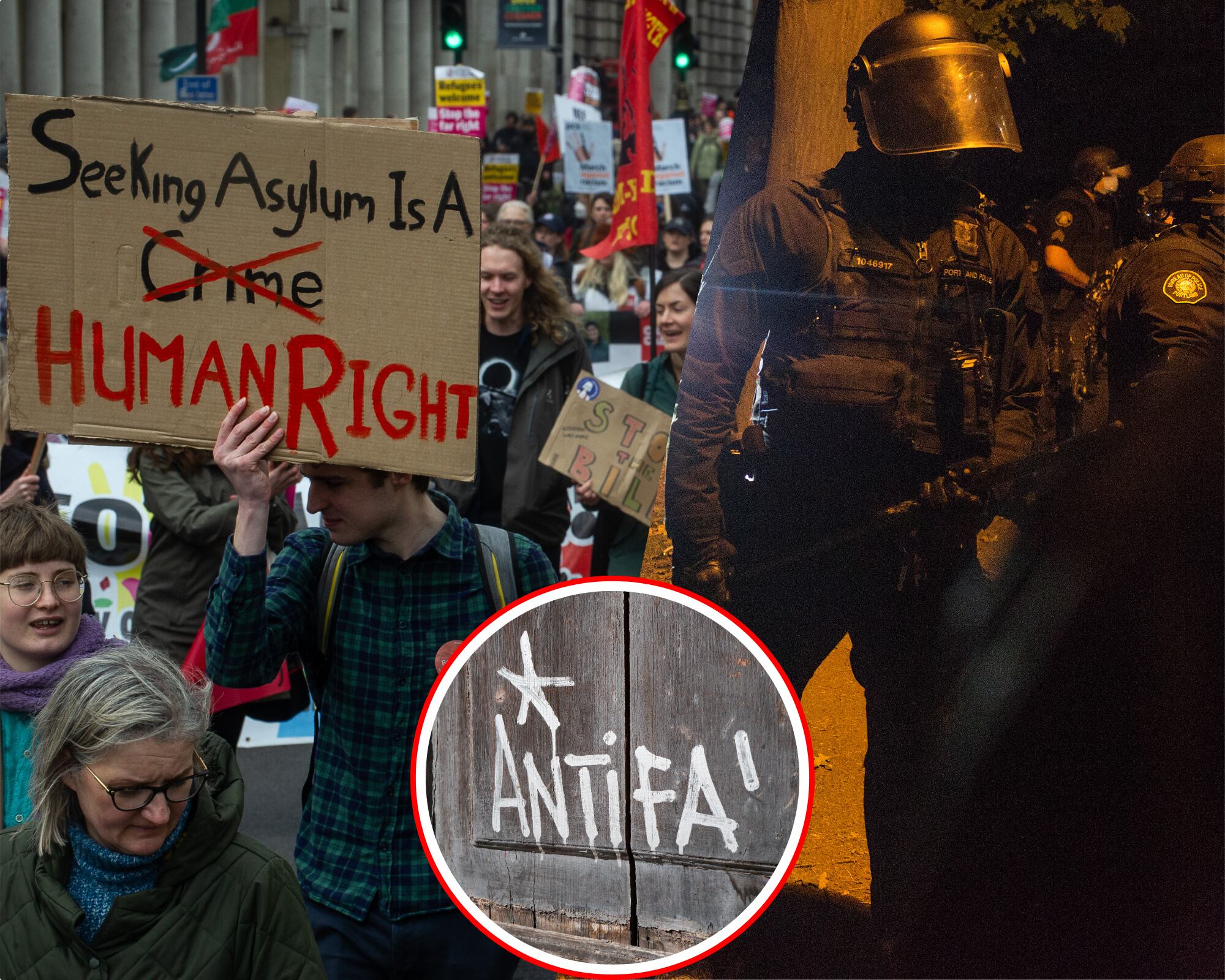 Portland se suma a Los Ángeles y Washington como ciudades en las que hay intervención de la Guardia Nacional para proteger instalaciones “asediadas de los ataques de Antifa y otros terroristas”.
(Foto:   Caracol Radio / Getty )