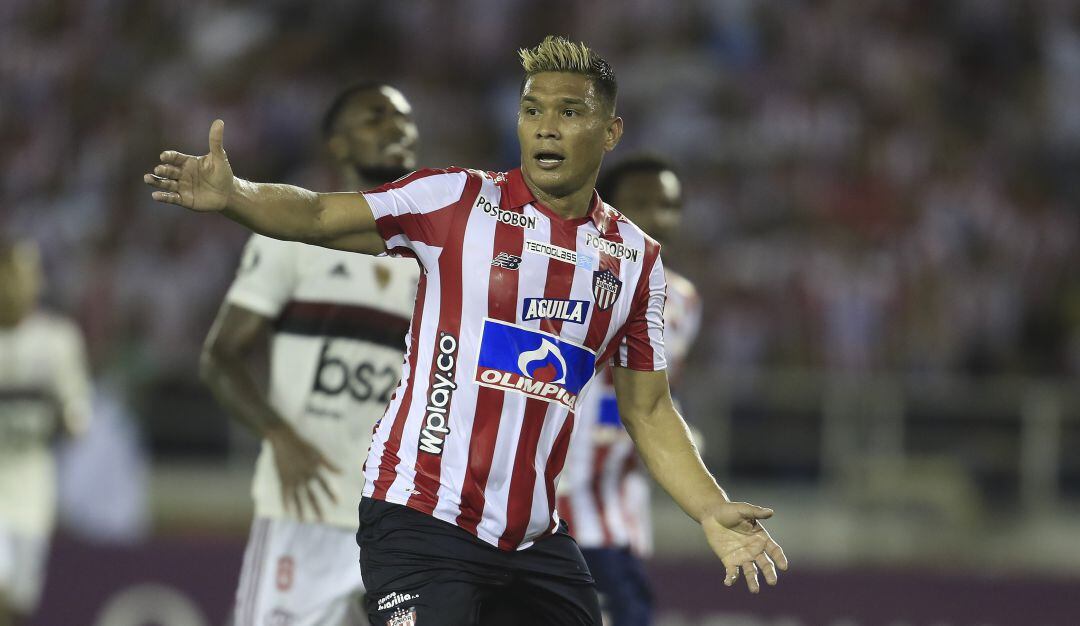 Baja confirmada: Teófilo Gutiérrez ausente con Junior en Libertadores