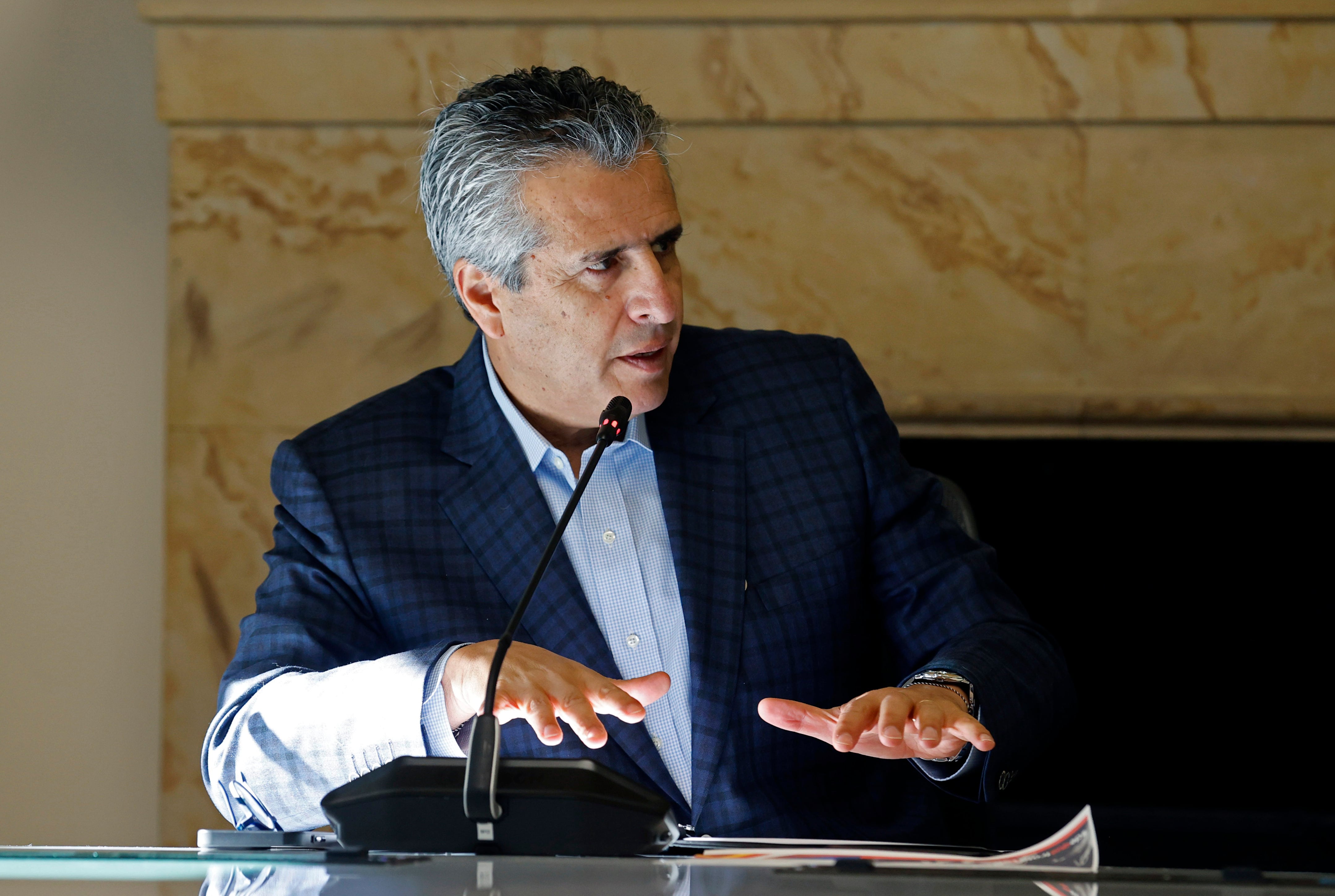 Luis Fernando Velasco estuvo al frente del Ministerio del Interior por un año y dos meses. Foto: EFE/Mauricio Dueñas Castañeda
