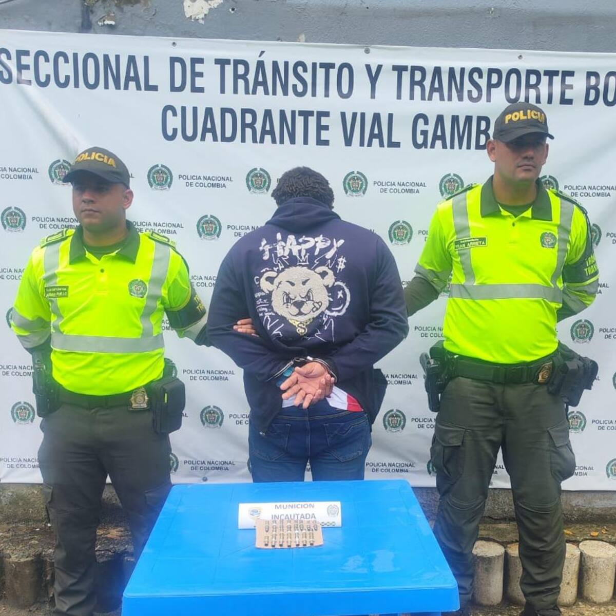 Incautaron munición para arma de fuego en carreteras de Bolívar