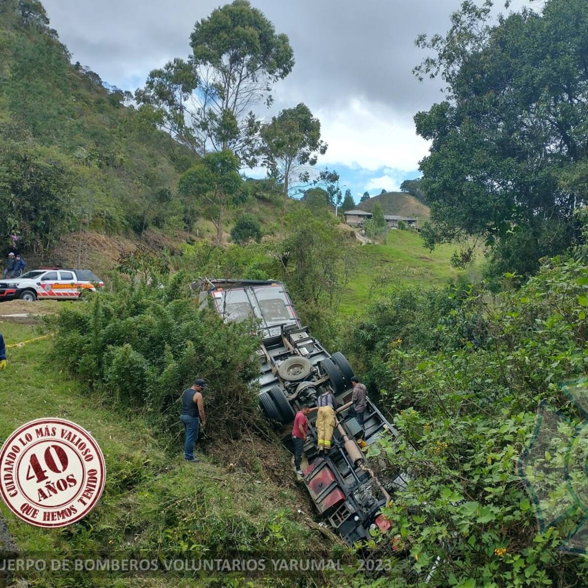 Dos personas murieron en un accidente de tránsito en Yarumal