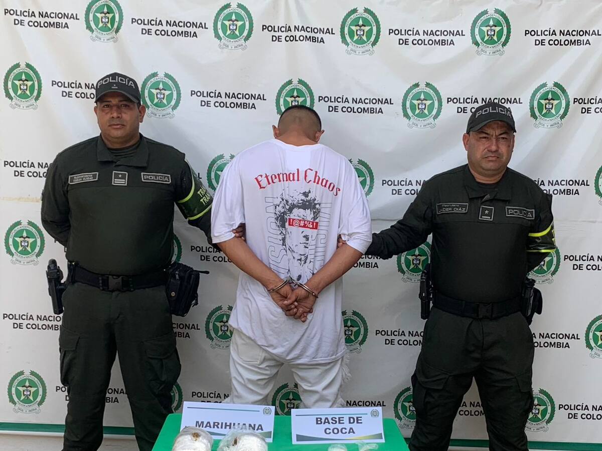 Capturado alias de ‘Finca sin agua’ con marihuana y cocaína en carreteras de Bolívar