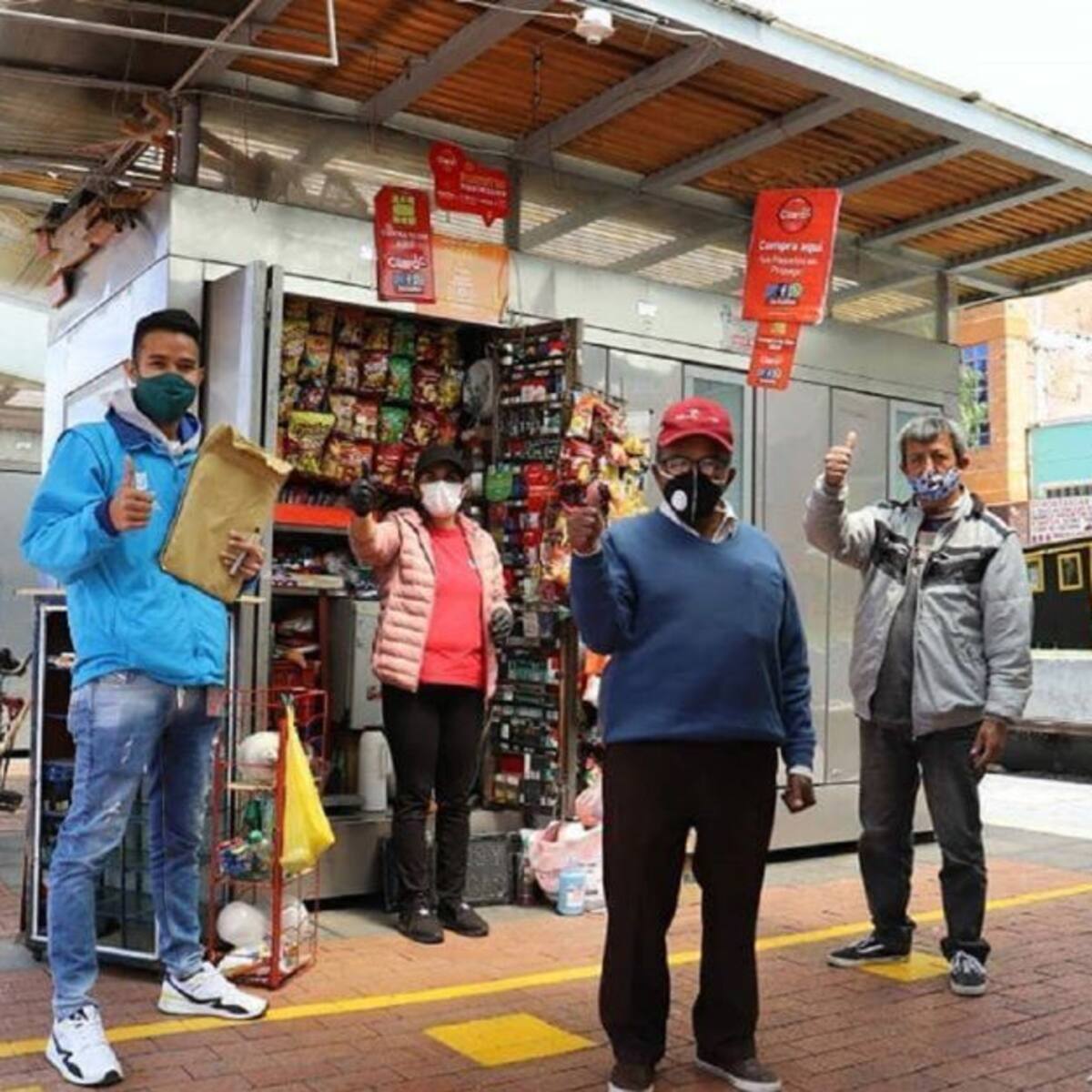 643 kioscos de venta informal se abrirán paulatinamente en Bogotá