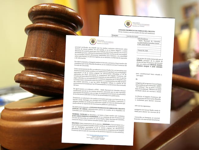 LA ORDEN DEL JUZGADO