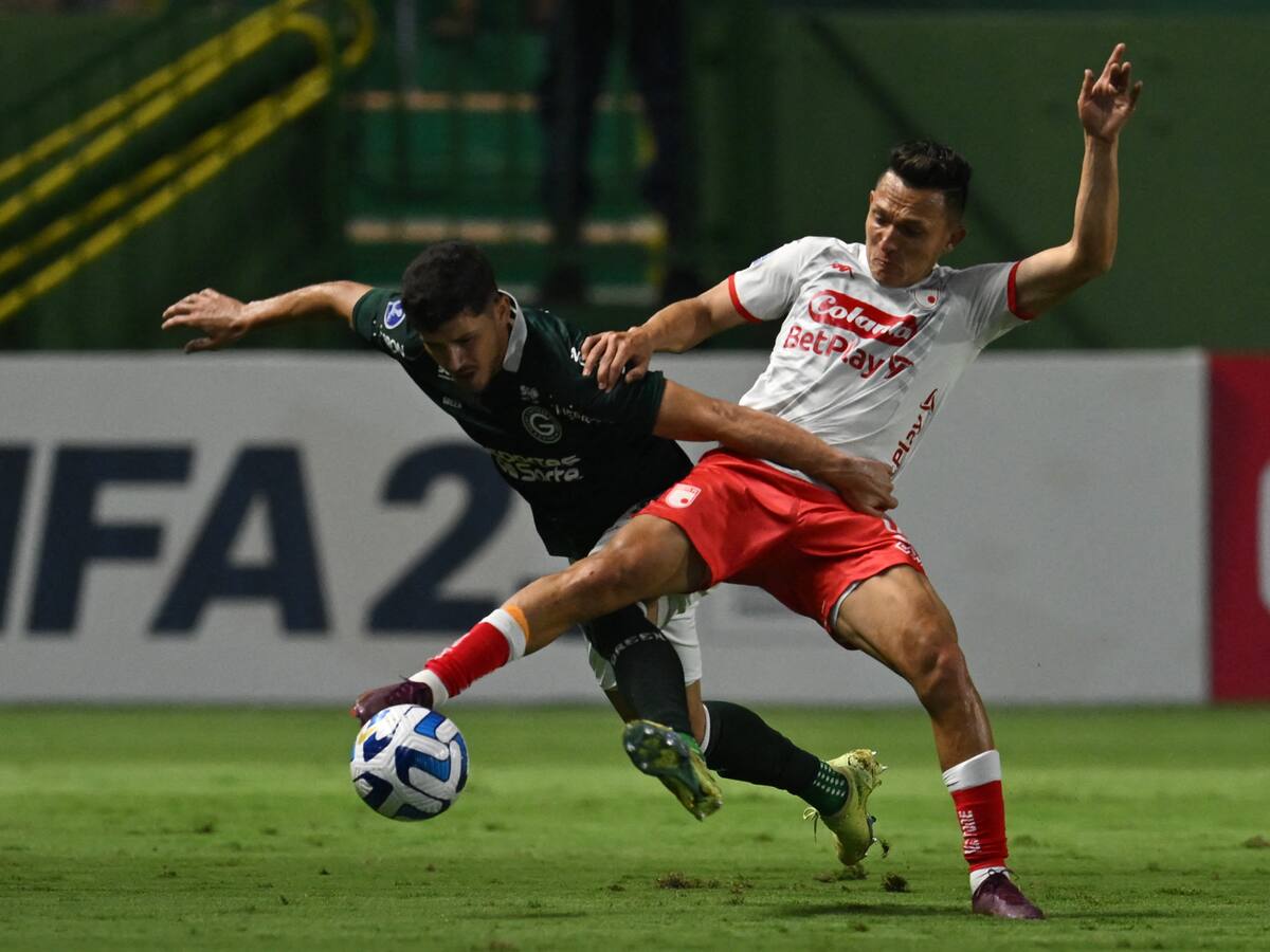 Independiente Santa Fe empató a cero en su visita a Goiás: reviva el encuentro