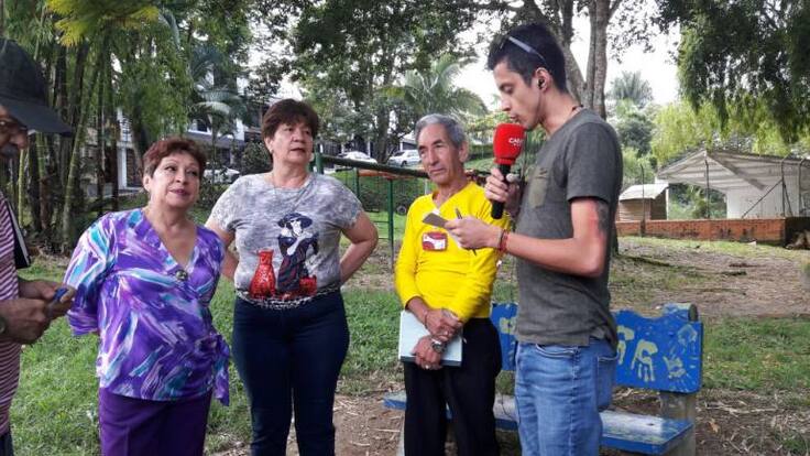 Habitantes del barrio Mercedes del Norte en Armenia denuncian que hay varios árboles que amenazan riesgo