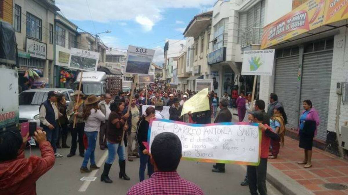 S.O.S por Chiquinquirá: habrá protestas y cacerolazo por la falta de agua