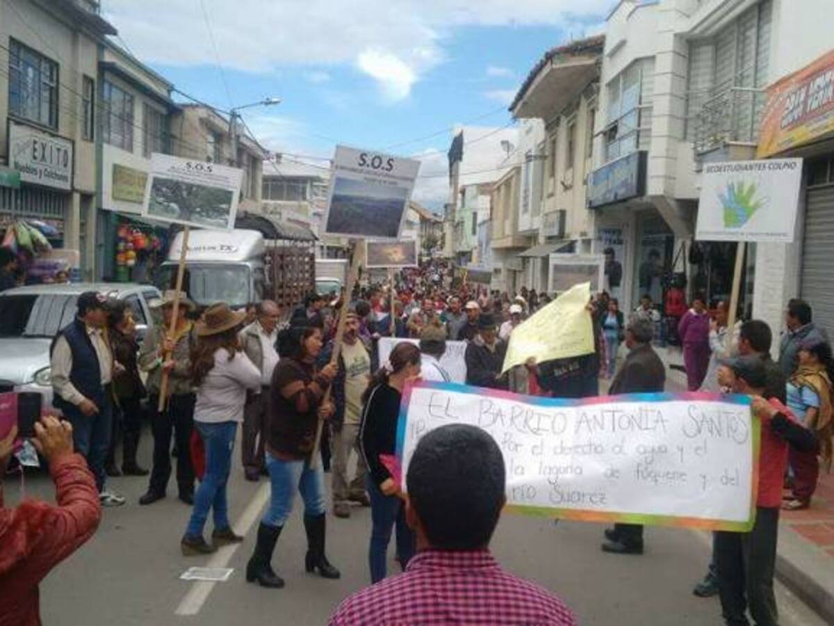 S.O.S por Chiquinquirá: habrá protestas y cacerolazo por la falta de agua
