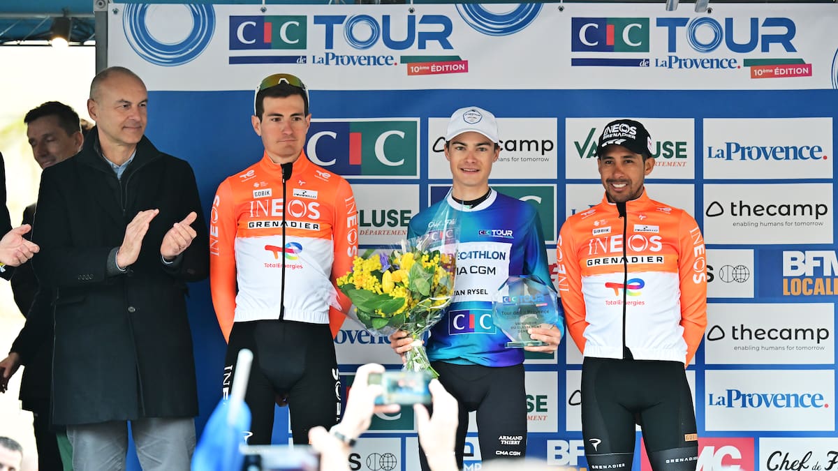 Brandon Rivera terminó en el podio del Tour de La Provence