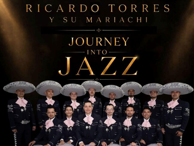 Foto cortesía del comunicado de prensa de Ricardo Torres y su mariachi.