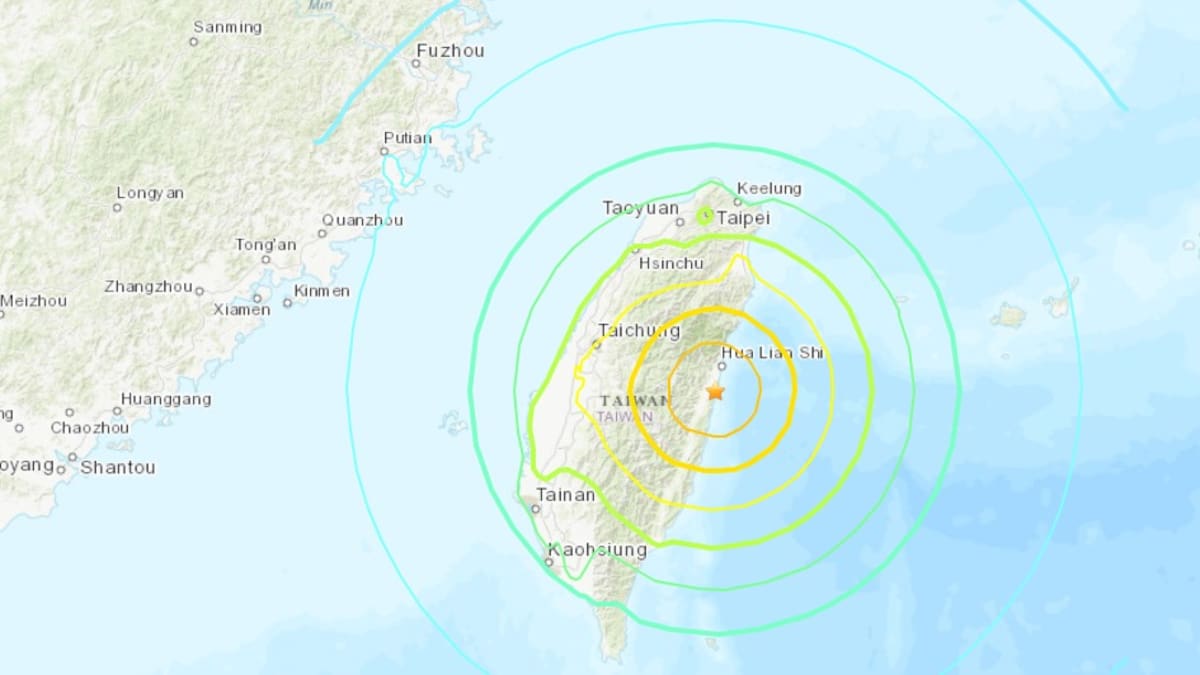 Taiwán vive sismo de magnitud 7,4, Japón y Filipinas emiten alerta de tsunami
