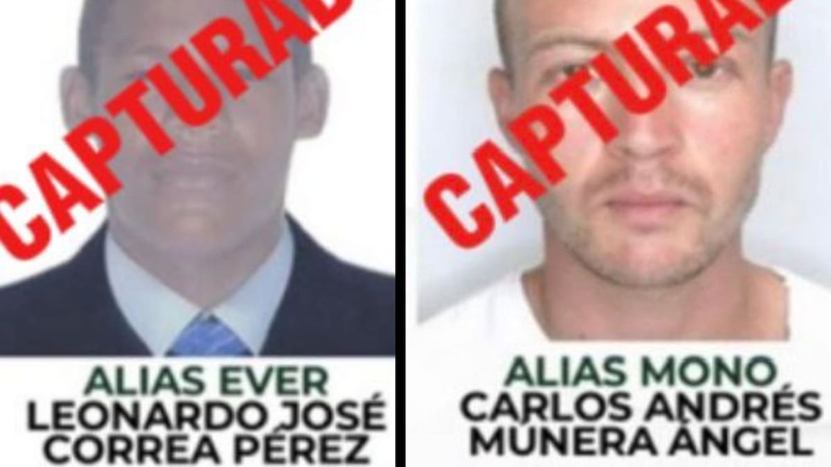 Capturan a alias ‘Ever’ y alias ‘El Mono’, integrantes del Clan del Golfo; delinquían en Risaralda