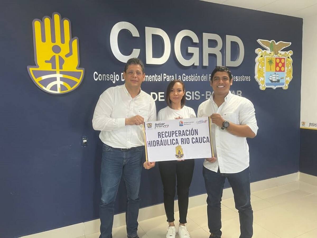 Gobernaciones de Sucre y Bolívar firman acta de inicio para cerrar boquete Cara ‘e Gato