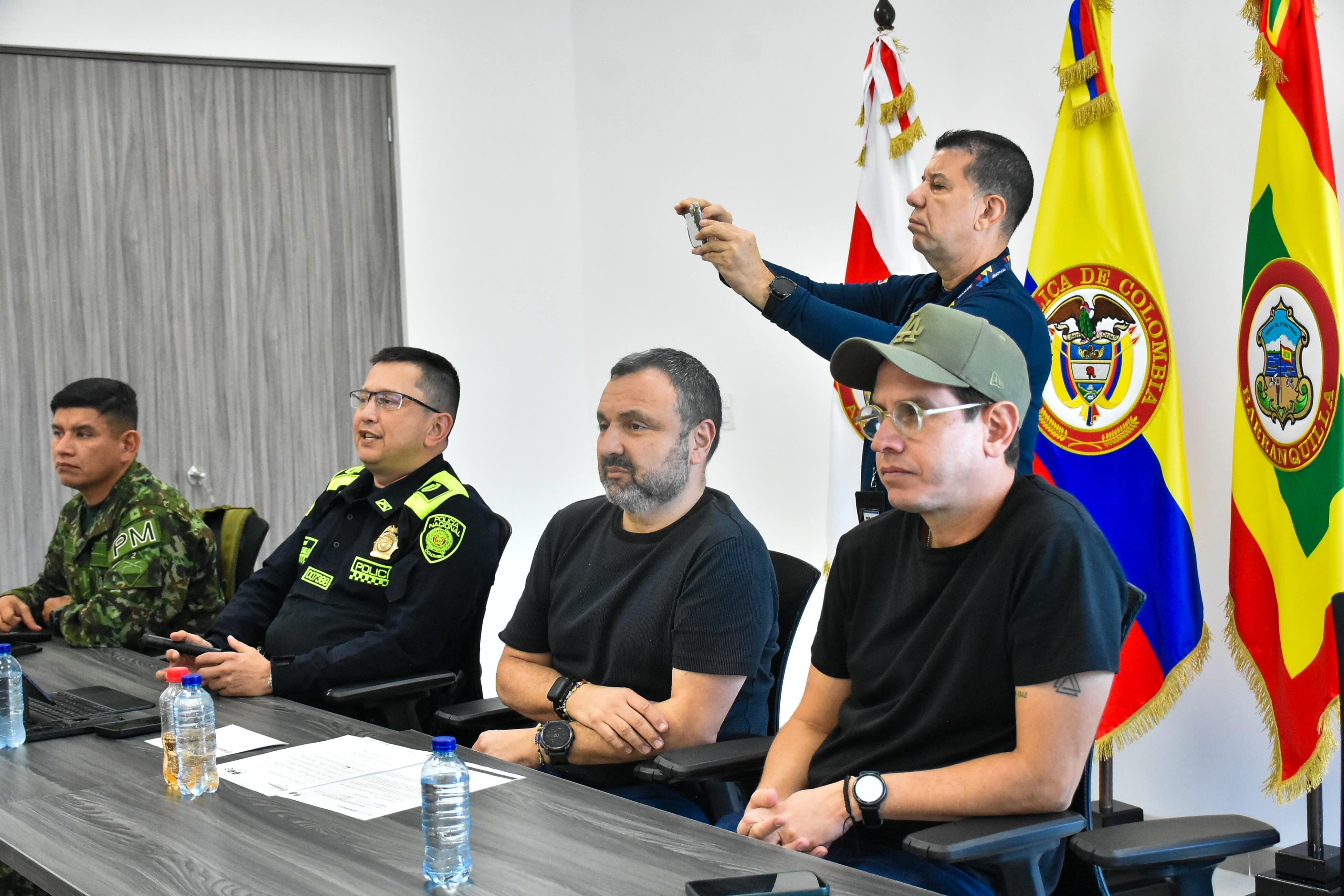 Autoridades de Barranquilla.