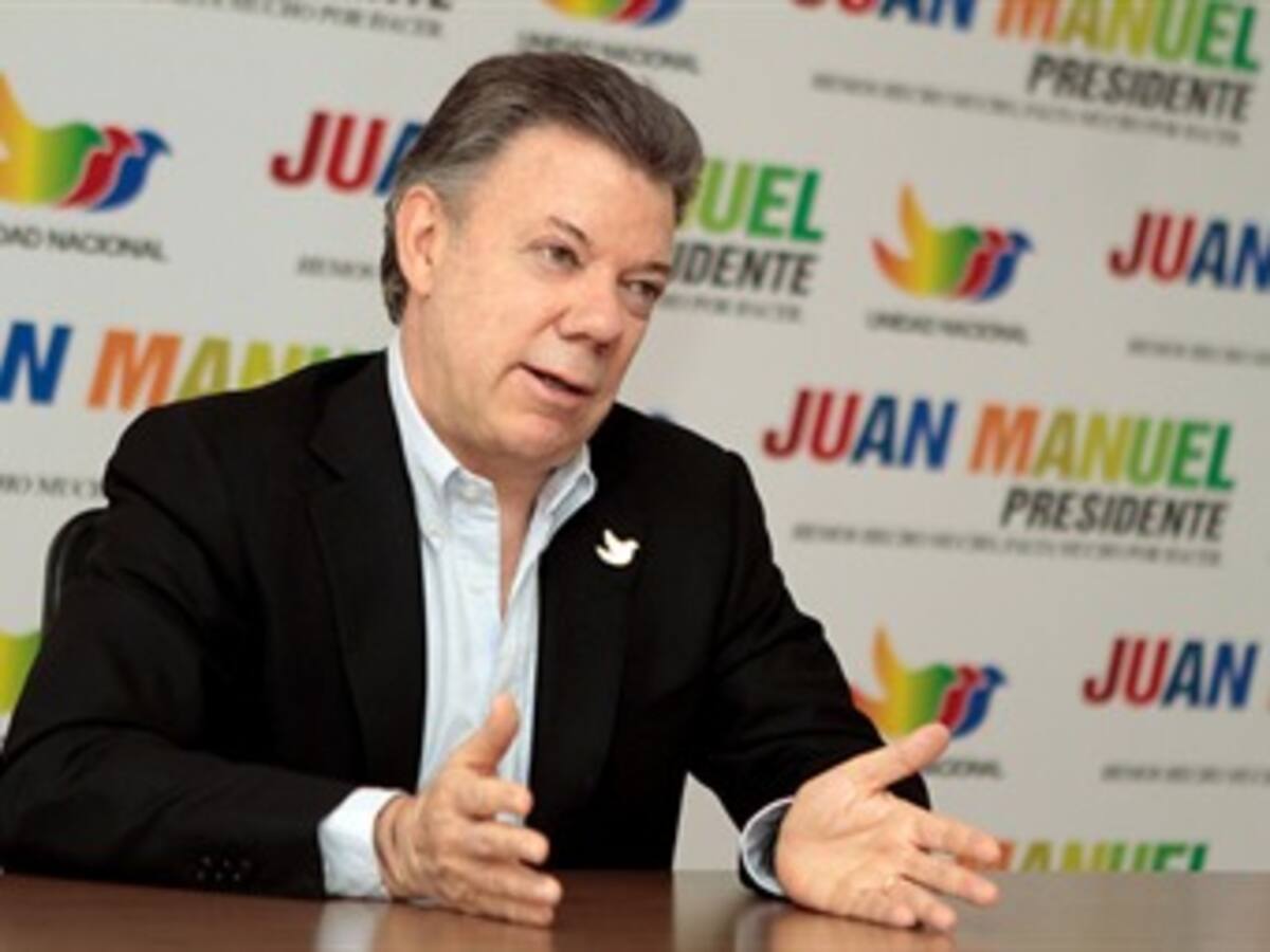 Santos estará hoy en el "Septimazo por la paz"