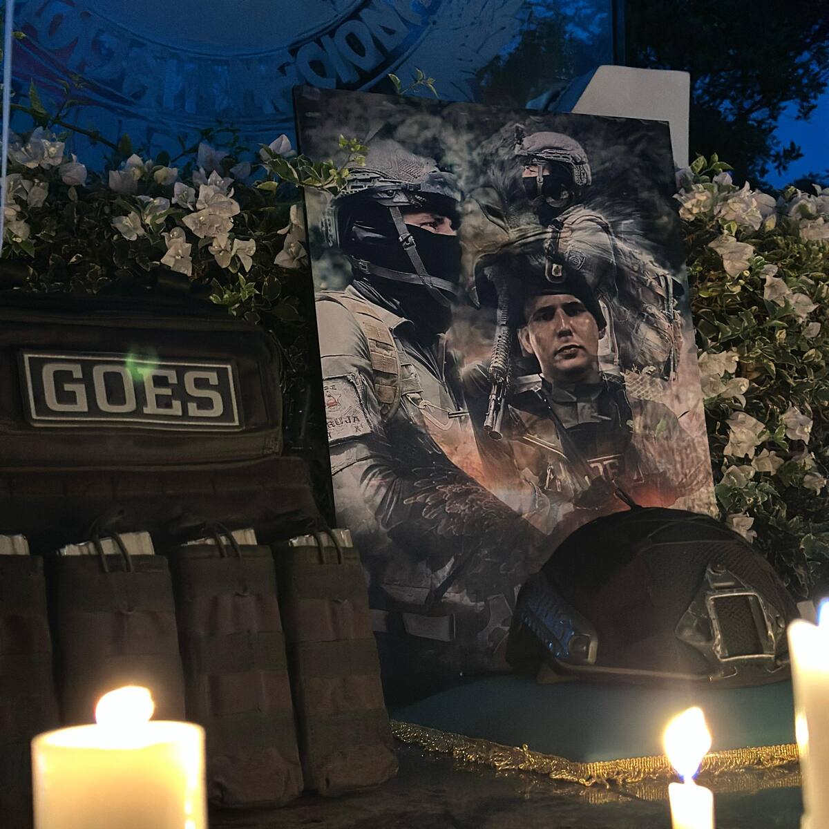 Velatón en Cúcuta por policía asesinado en el Catatumbo
