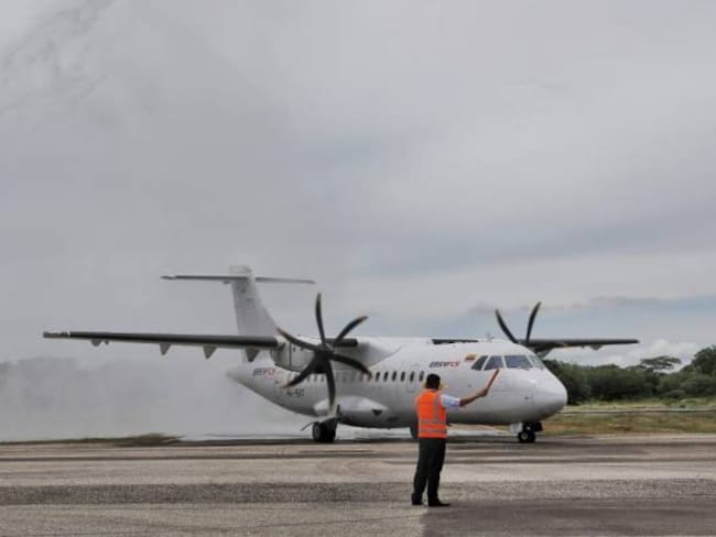 Aterrizó el primer vuelo en el remodelado aeropuerto de Mompox, Bolívar
