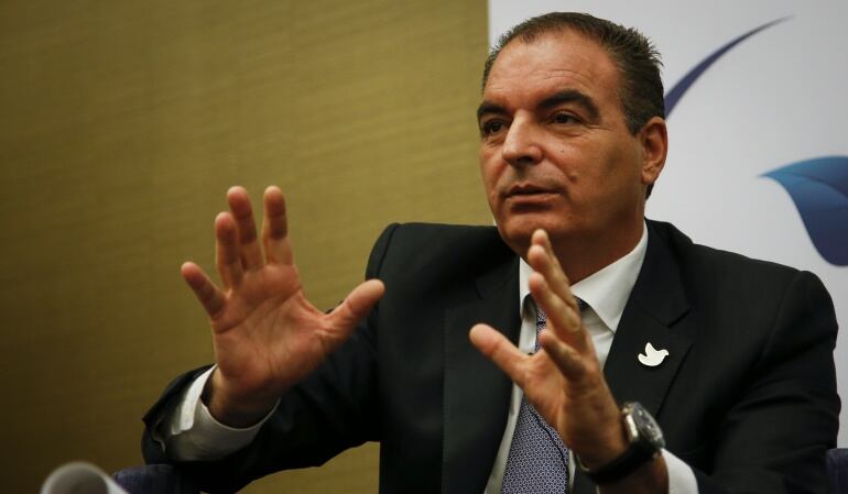 El ministro de Agricultura, Aurelio Iragorri. 