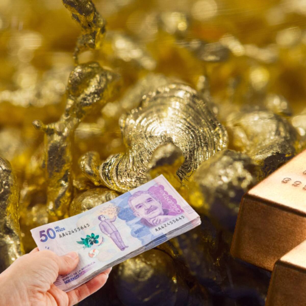 ¿Cuál es el precio del oro hoy lunes en Colombia? Así abrió el valor del gramo