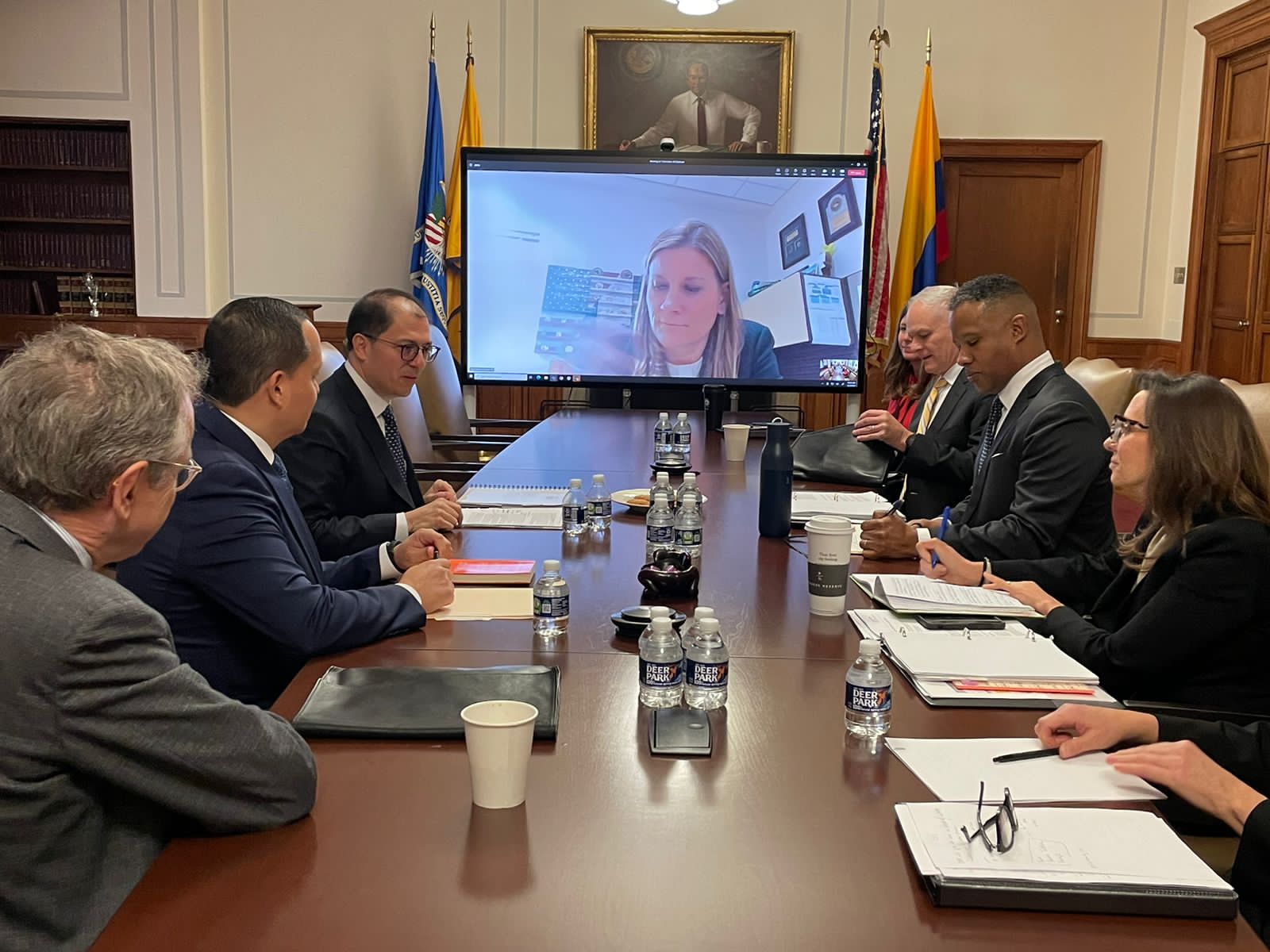 ¿Cuáles fueron las últimas citas del fiscal Barbosa en EE.UU.? Foto: Fiscalía Colombia