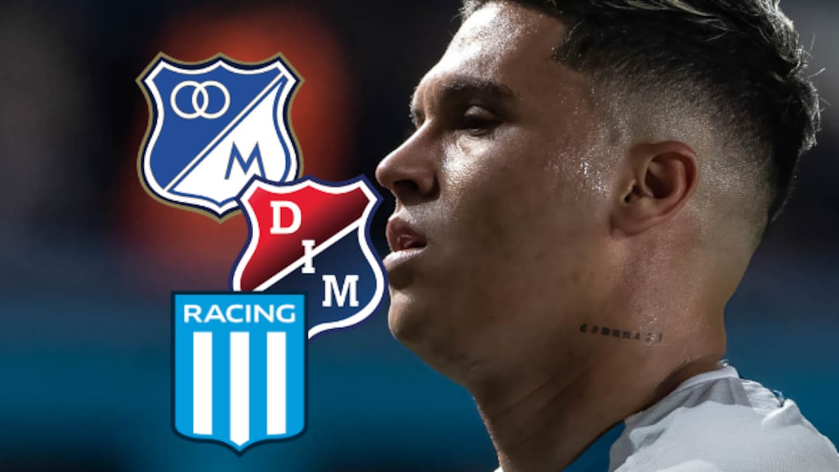 Millonarios y Medellín atentos: condición de Racing para dejar ir a Juan Fernando Quintero