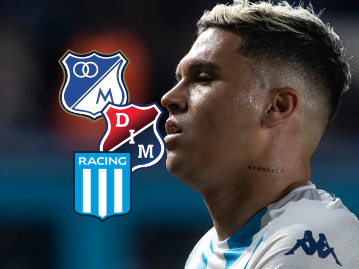 Millonarios y Medellín atentos: condición de Racing para dejar ir a Juan Fernando Quintero
