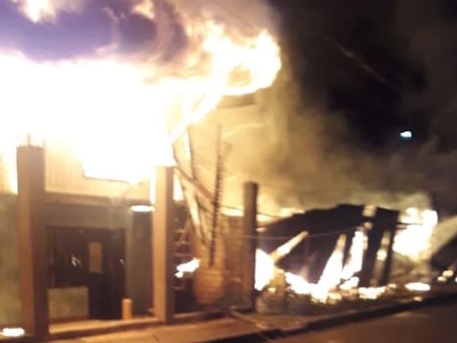 Incendio en Mitú, Vaupés, deja 7 viviendas destruidas