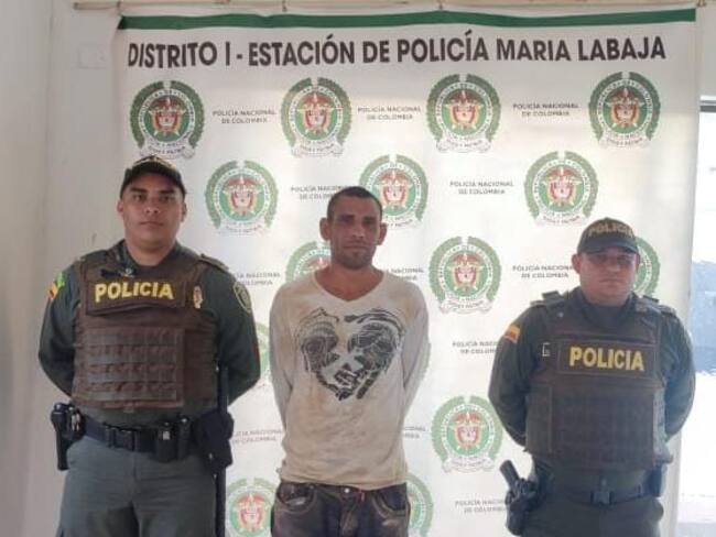 Capturan en Bolívar a un sujeto que agredió a su madre porque no le guardó comida