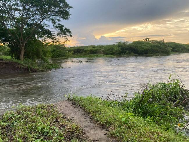 Zona afectada en Bolívar