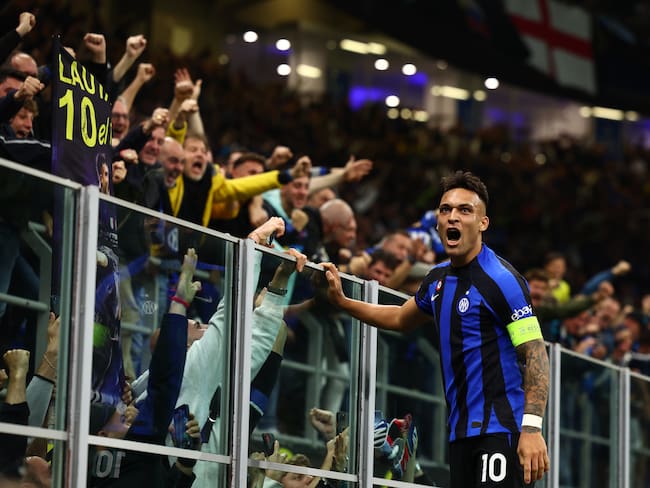 Lautaro Martínez le dio la victoria al Inter de Milán. (Photo by Chris Brunskill/Fantasista/Getty Images)