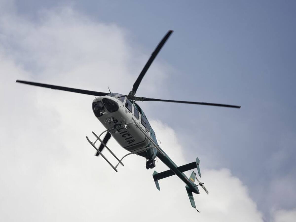 Helicóptero de la Policía fortalecerá controles de seguridad en Risaralda
