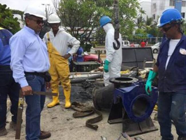 Reforzarán infraestructura de agua potable en barrios de Cartagena