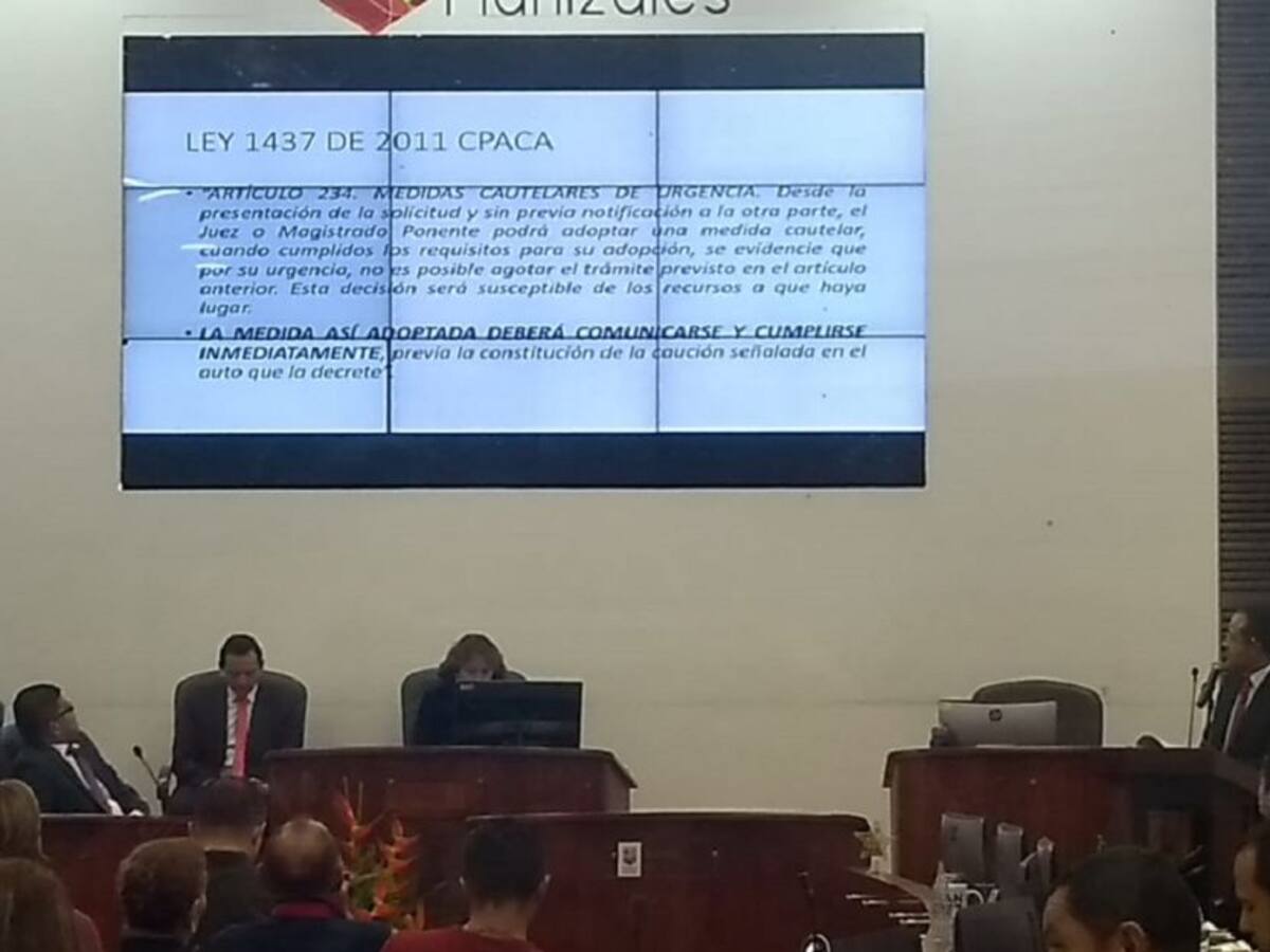 Solo 18 de los 19 concejales electos de Manizales fueron posesionados