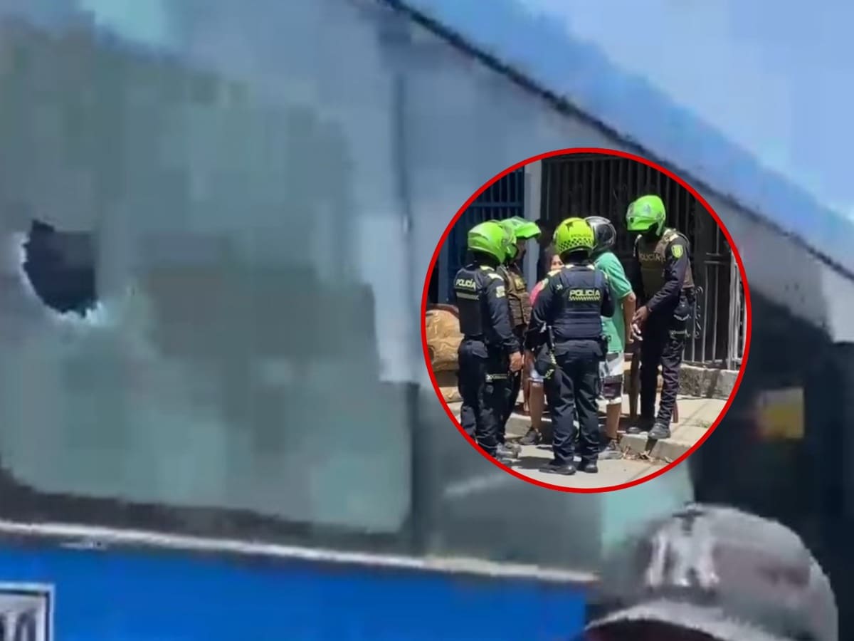 Dos personas fueron capturadas por lanzar una piedra a un bus del MIO en Cali