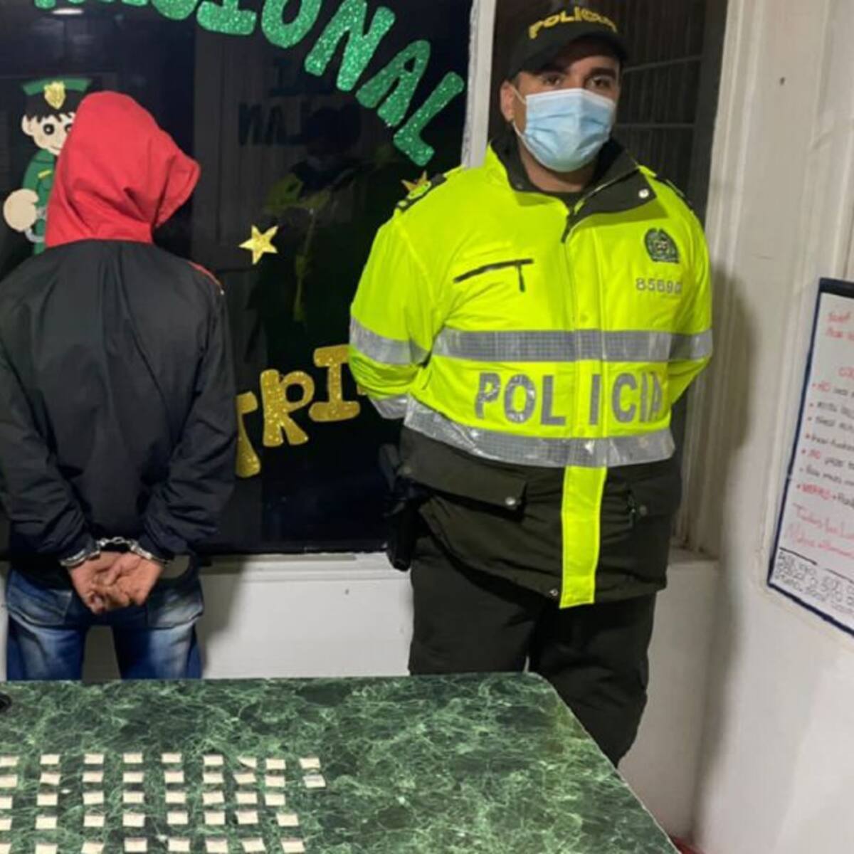 Capturados dos hombres por presunto microtráfico en Manizales