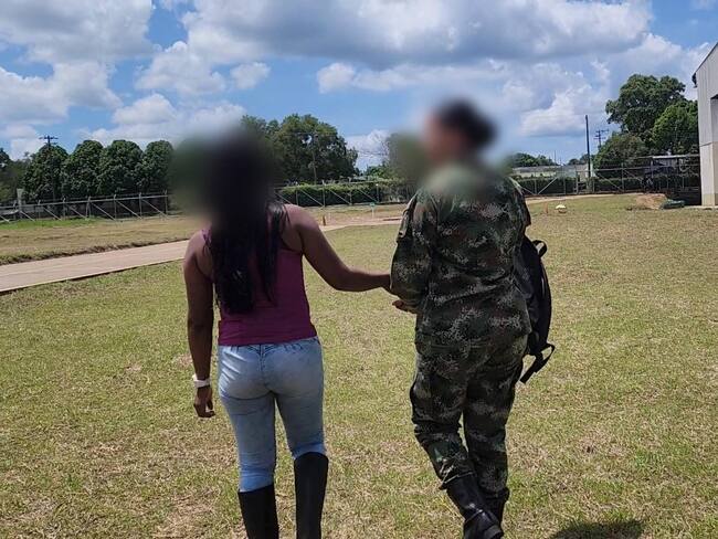 Ejército recupera a una menor de 15 años reclutada por disidencias en el Guaviare