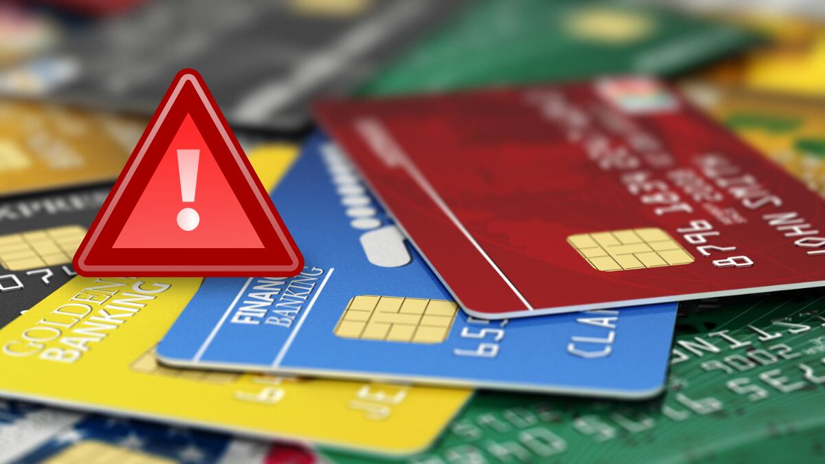 Tarjetas de crédito apiladas (Getty Images)