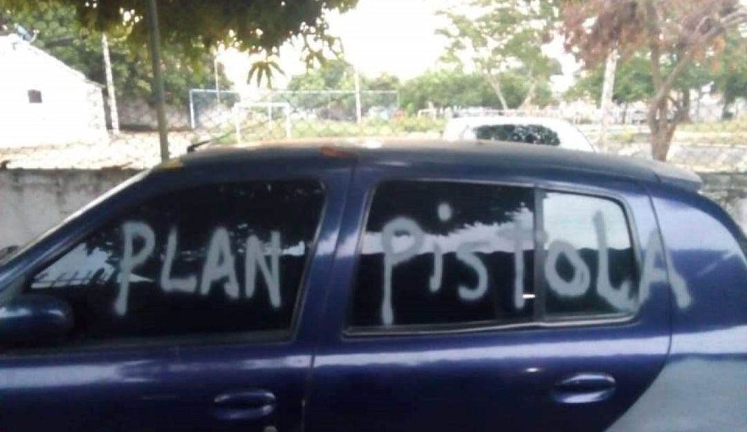 Uno de los vehículos afectados