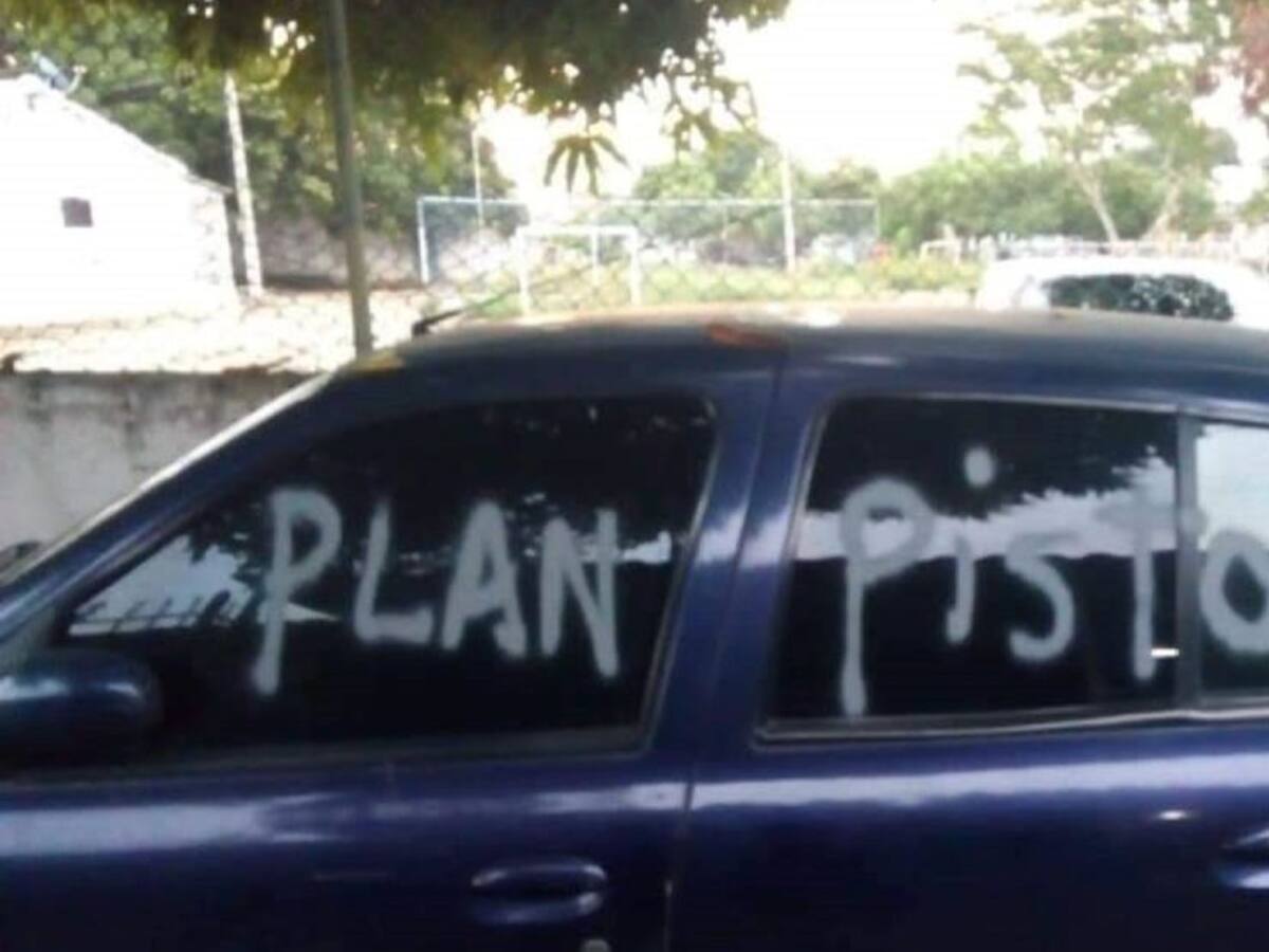 Autoridades verifican veracidad de grafitis en calles de Soledad