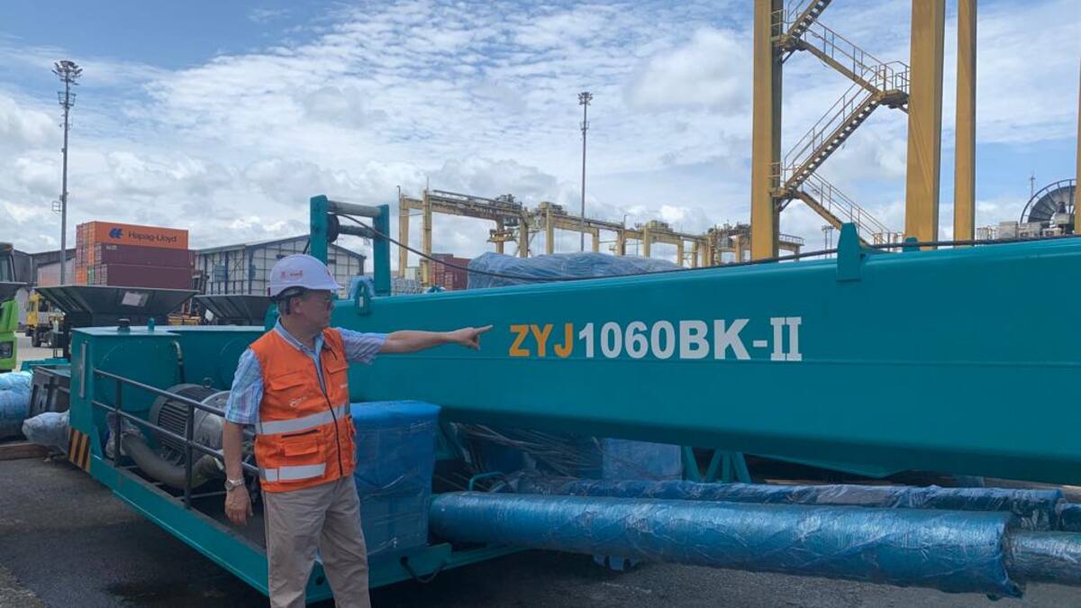 Llegaron tres piloteadoras para seguir con las obras del metro de Bogotá
