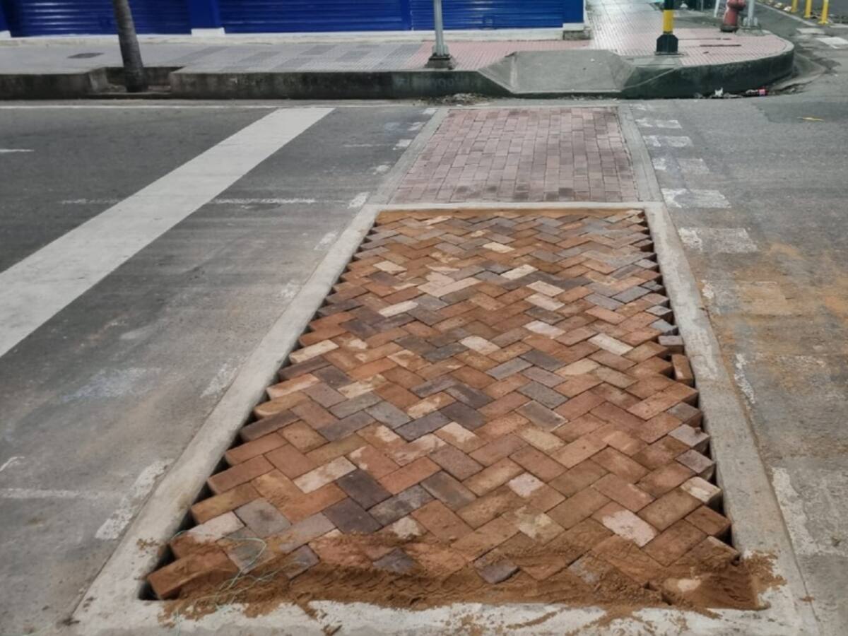 Inició cambio de adoquín en cruces viales de Cúcuta