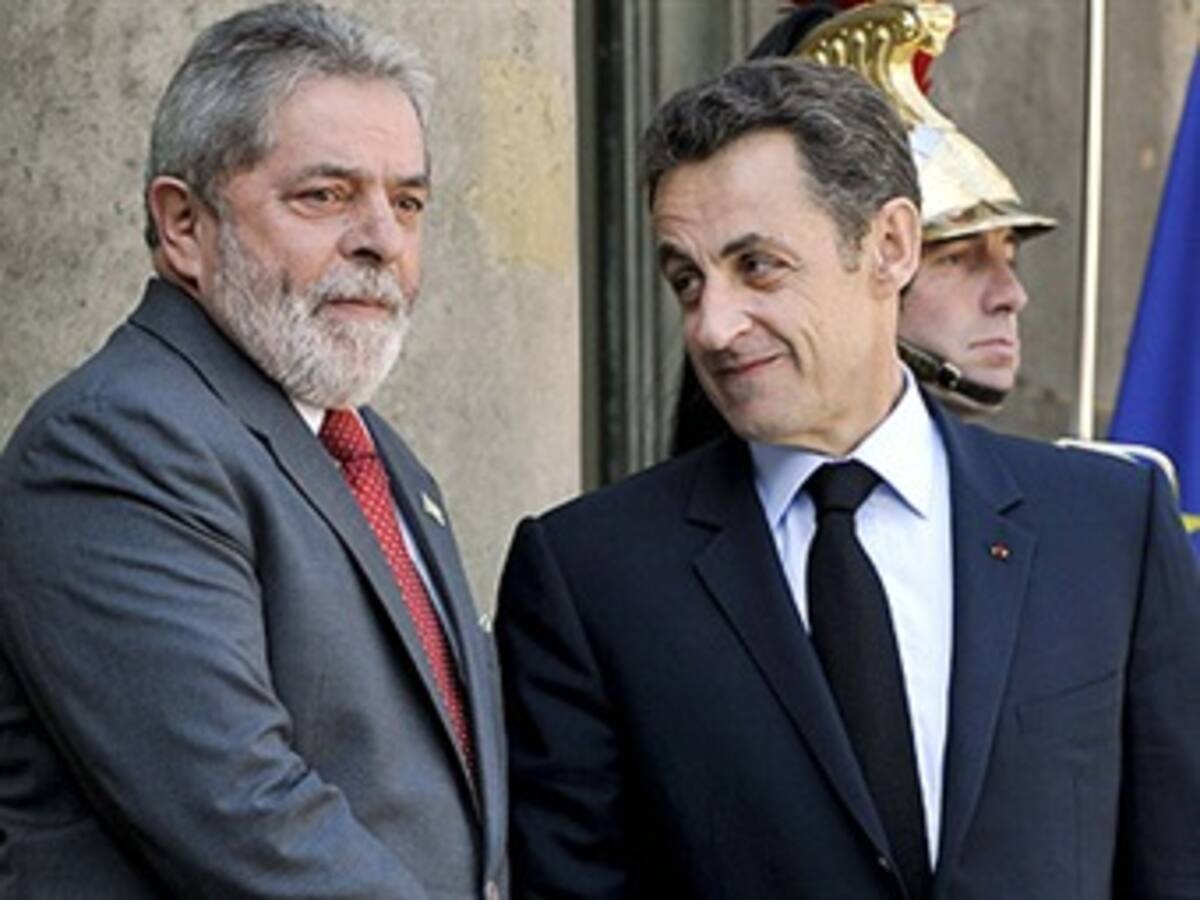 Sarkozy y Lula reforzarán la asociación militar entre ambos gobiernos