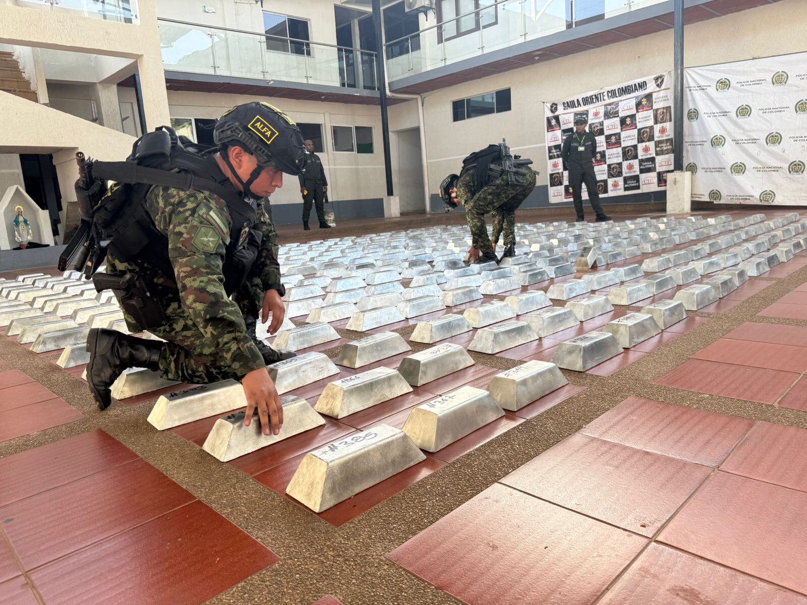 Cargamento de estaño que tenía destino a China 
(Foto: cortesía)